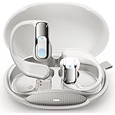 AI Language Translator Earbuds, OWS Real-Time 3-in-1 Translation Earbuds 144 Languages & Accents, Translation Device for Travel Business Learning,Milky White