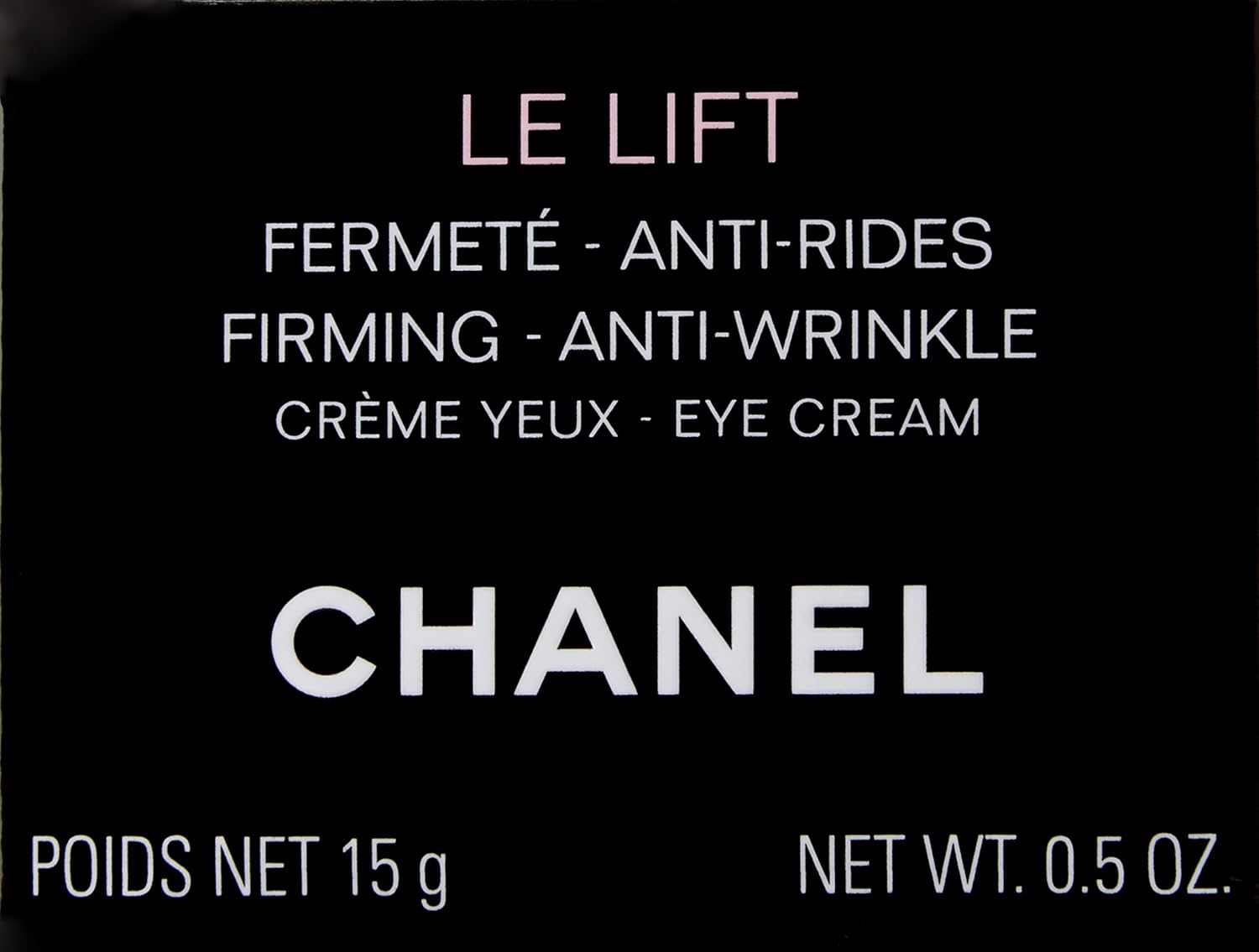 Chanel Le Lift Anti Wrinkle Eye Cream for Her 15 g Amazon Beauty