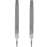 Axe File Sharpener 8-Inch 2PCS Set - Hardened Steel Flat Rectangular Mill/Smooth Cut Files for Sharpening Dull &amp; Blunt Metal Axe Edges