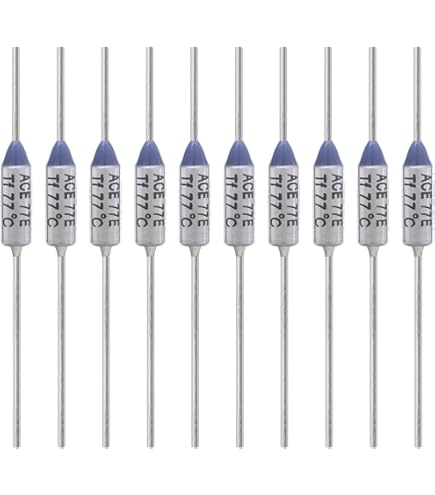 BOJACK SF169E Fusibili Termici SEFUSE 10A 250V Barriere Termiche 172 Gradi Celsius (confezione Da 10 Pezzi - Foto 14