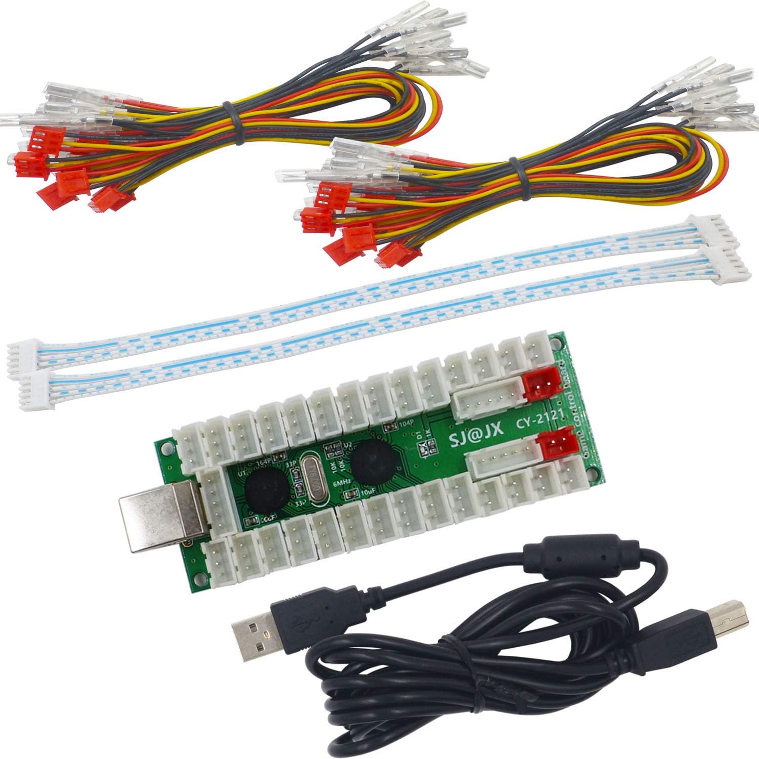 Arcade 2 Player USB Encoder LED 2 Player LED Arcade Kit LED Arcade LED Encoder Board Zero Delay Arcade LED Button
