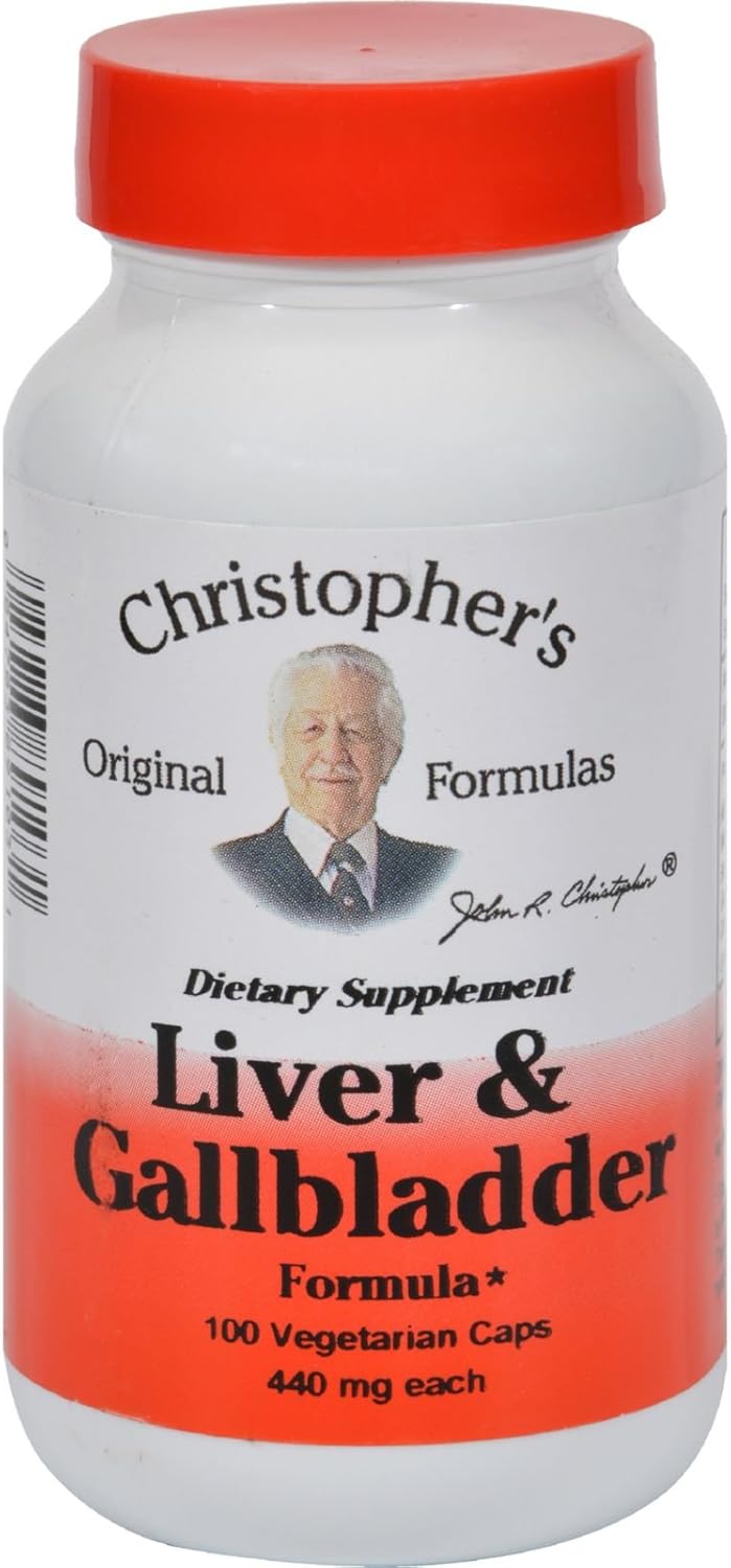 Dr. Christopher's Original Formulas Liver and Gall Bladder Formula Capsules, 100 Count (Pack of 2)