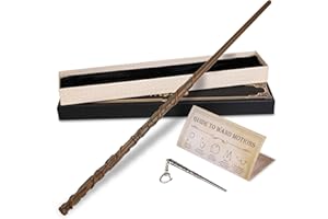 MagicRanger Magic Wizard Wand for Kids Witch Sorcerer Collection Cosplay Accessory with Gift Box, Leaf