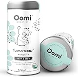 Baby Gas Relief, Colic, & Acid Reflux Relief Herbal Tea by Oomi - USDA Organic 30 Servings - Caffeine Free, Dairy & Gluten Fr