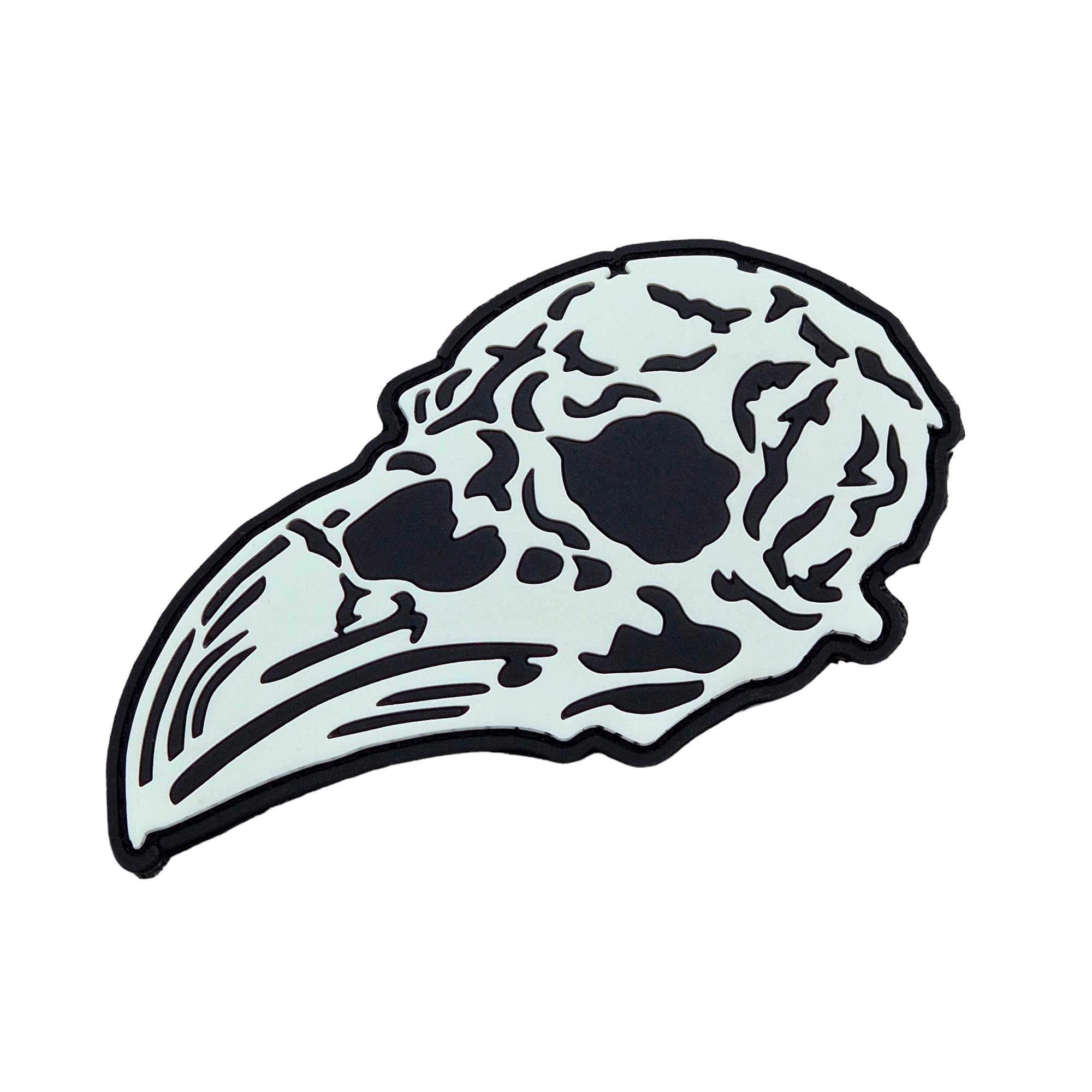 Tactical Norse Raven Skull Crow Viking Odin PVC Patch Compatible with Velcro Patches for Hats, Tactical Patches, Molle Accessories Military Patches, Backpack Patches, Patches for Backpacks