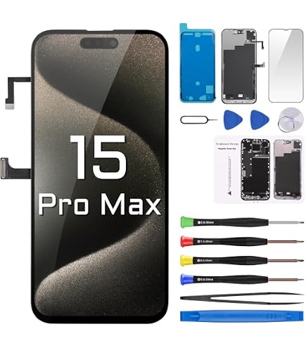 Amazon.com: CYKJGS for iPhone 15 Pro Max Screen Replacement 6.7