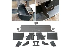 ECOTRIC DIY Rear Bumper Kit Bare Metal Compatible with 1984-2001 Jeep Cherokee XJ Rear Winch Bumper Kit