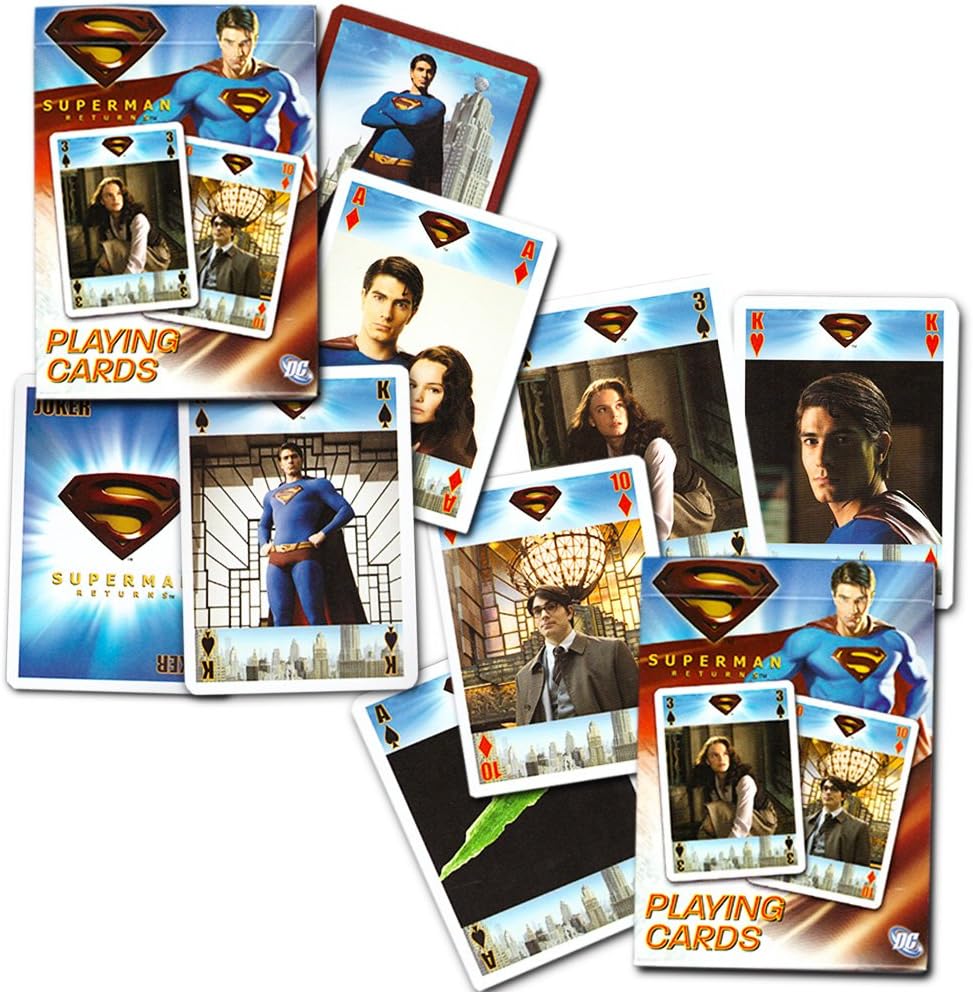 DC Comics Superman Playing Cards By Bicycle (2 Decks)