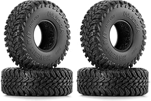 INJORA 41 * 14mm 0.7" MAVERIX M/T Tires for 1/30 Axial SCX30 Upgrade (T7028)