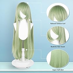 UTIEHD 100cm / 40 Inch Long Wig, Universal Anime