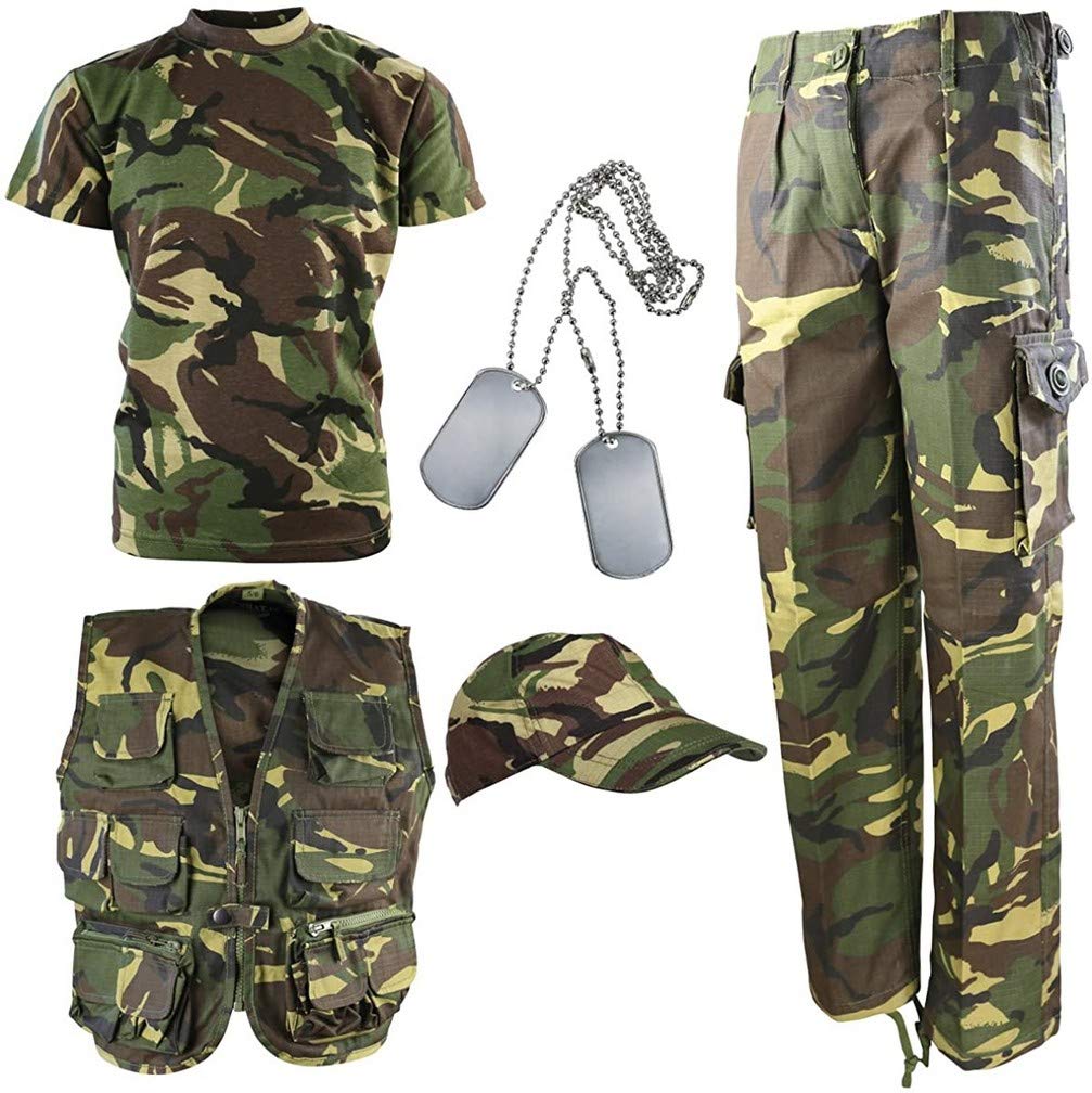 Kombat UK Kids DPM Camouflage Explorer Army Kit - Camo, 5-6 Years