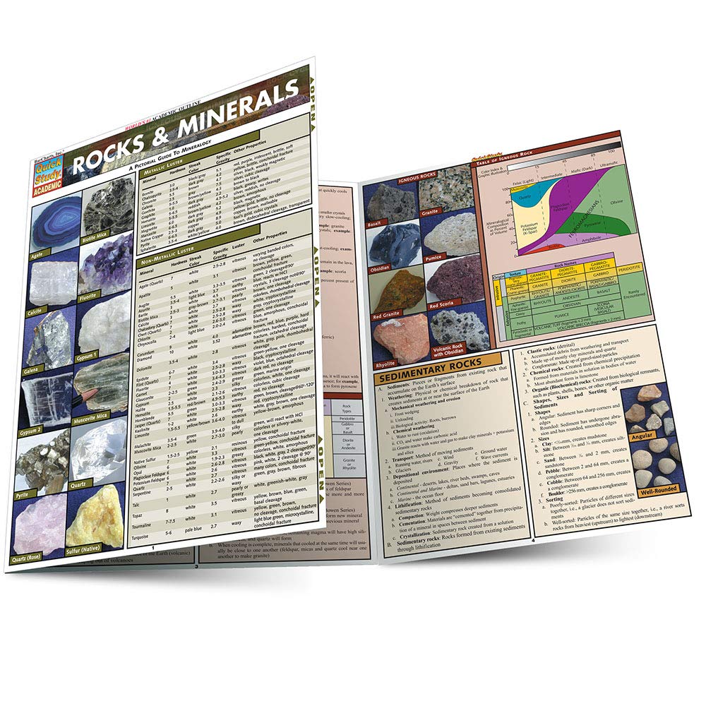 Mua Rocks & Minerals QuickStudy Laminated Reference Guide (QuickStudy ...