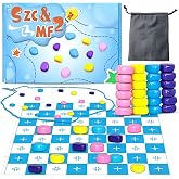 Magnetic Chess Game,Magnet Game with 24 Stones &amp; String Strategy Board Game | for Family, Travel,Party,Camping,Birthday Gifts,Kids &amp; Adults