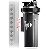 Mag Shaker Bottle (24oz), Leak-Proof BPA-Free Bottle with Phone Holder Mount, Attaches Securely to Gym Equipment, Shaker Cup for Protein Shakes, Fitness & Workouts by Strenvo