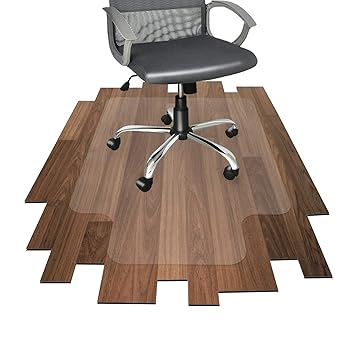 Under Chair Mat Office Marshall Chair Floor Protector Bamboo 90 X