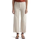 AG Womens Saige Mid Rise Wide Leg