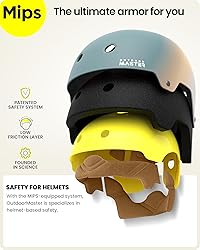 OutdoorMaster MIPS Skateboard Helmet - Two