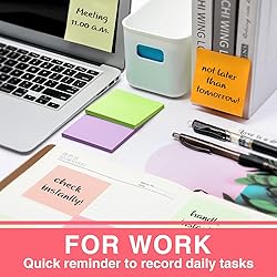 Sticky Notes Pads, 600 Sheets, 3x3 Inches, It is
