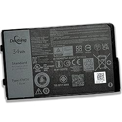34Wh J7HTX 7XNTR Laptop Battery Replacement for