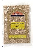 Rani Sesame Seeds Whole Brown, Raw (Till) 7oz
