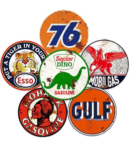 Amazon.com: Oilzum Motor Oil Reproduction Gas Station Garage Metal