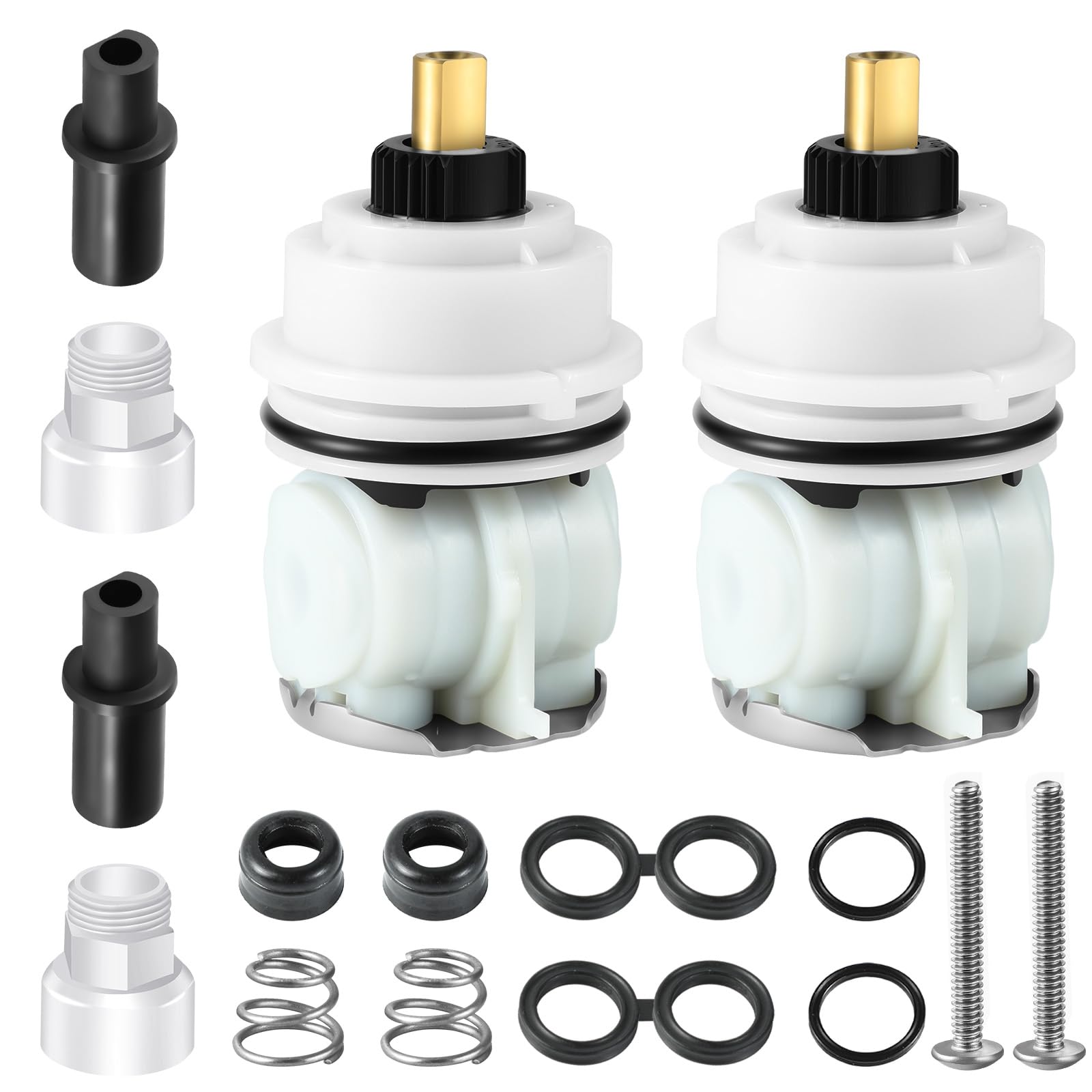 Photo 1 of 2 Pack RP32104 Shower Cartridge Replacement, Compatible with Delta Monitor 1500/1700 Series (1998-2005) for Tub/Shower Faucet Valve