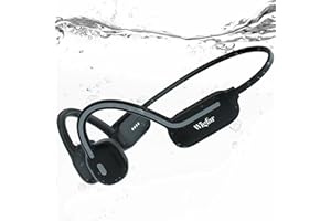 Wigfar Bone Conduction Headphones,Swimming Headphones IPX8 Waterproof,Built-in MP3 Mode and 32GB Memory Card,Waterproof Headphones for Swimming Suitable for Swimming,Running and Daily Use