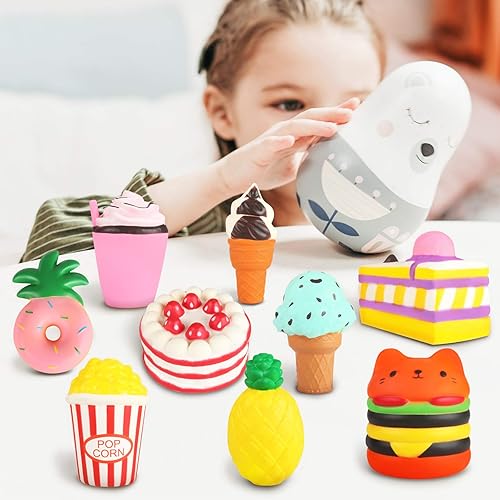 Slow Rising Jumbo Squishies Toys Set Pack Soft Kawaii Squishy