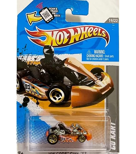 Amazon.com: Hot Wheels Go Kart 2008 All Stars Orange 22/36