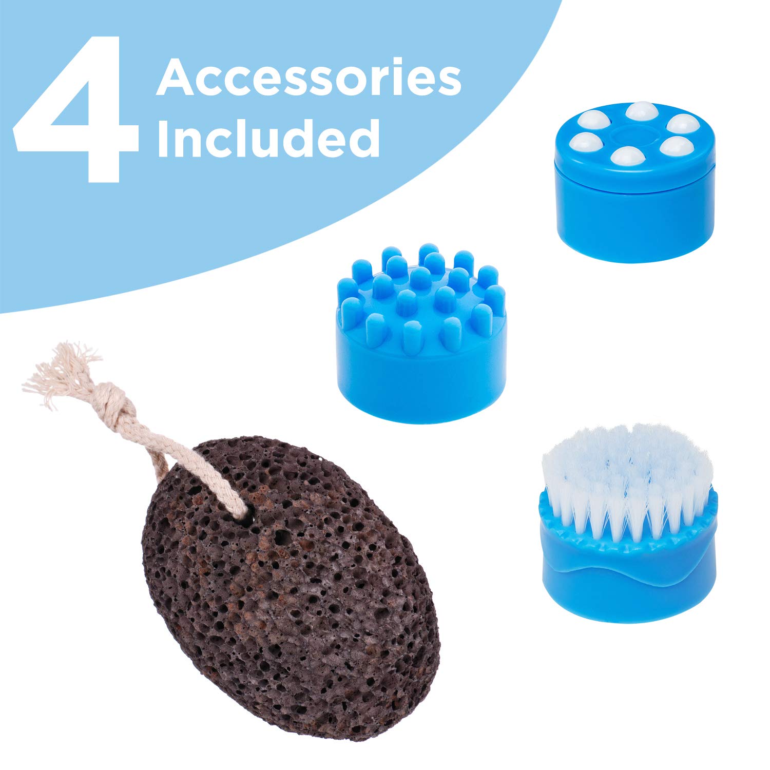 Ivation Foot Spa Massager - Heated Bath, Automatic Massage Rollers, Vibration, Bubbles, Digital Adjustable Temperature Control, 3 Pedicure Attachments: Beauty
