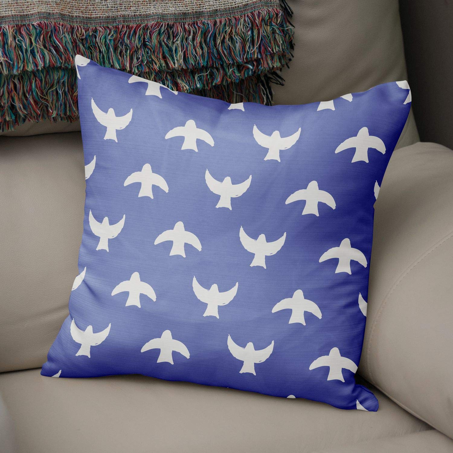 Bonamaison Decorative Cushion Cover Random Pattern, Throw Pillow Covers, Home Decorative Pillowcases for Livingroom, Sofa, Bedroom, Size:43X43 Cm - Designed and Manufactured in Turkey