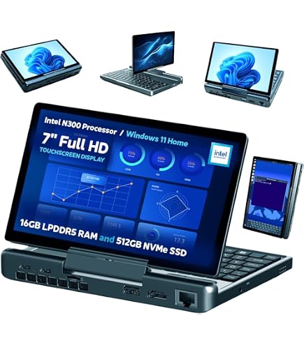 【美品】GPD MicroPC 2 16GB/512GB N300 Amazon.com: GPD MicroPC 2 | Portable Mini Laptop with 7