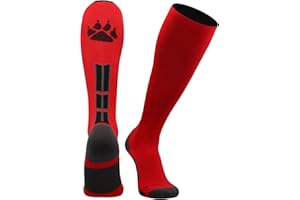 MadSportsStuff Wild Paw Socks for Football Softball Over the Calf Length Youth and Adult Boys Men Women Girls