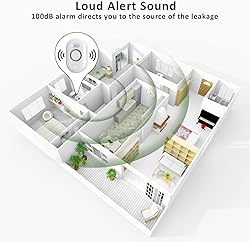 Water Leak Detector Sensor Alarm: Home Water