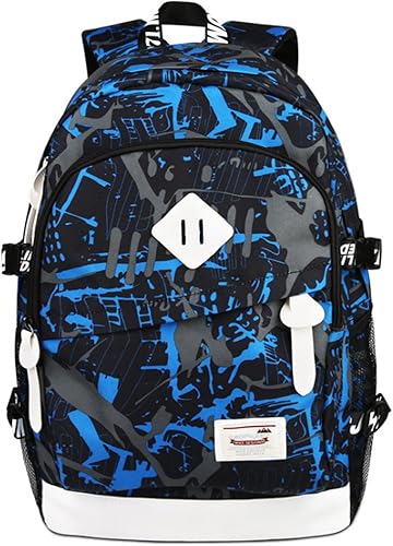 Amazon 木村原宿 シンプル ランドセル デザイン 男女兼用リュック通学 大容量 韓国 Mm リュック 大容量 通学 かわいい 高校生 登山 リュック おしゃれ レディース 大人 リュック スクエアa03 ブルー Mcjh Jmt 登山リュック ザック