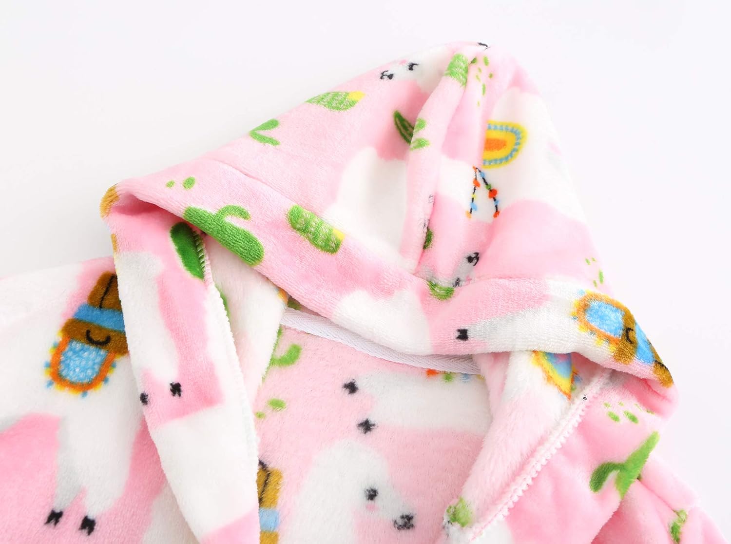 Kids Ultra-Soft Flannel Hooded Bathrobes for Boys and Girls: Clothing
