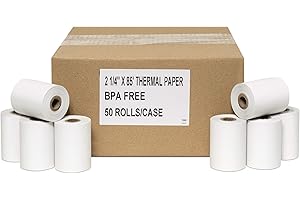 POSPAPERROLL Thermal Receipt POS Paper Rolls (2-1/4" x 85' Thermal)