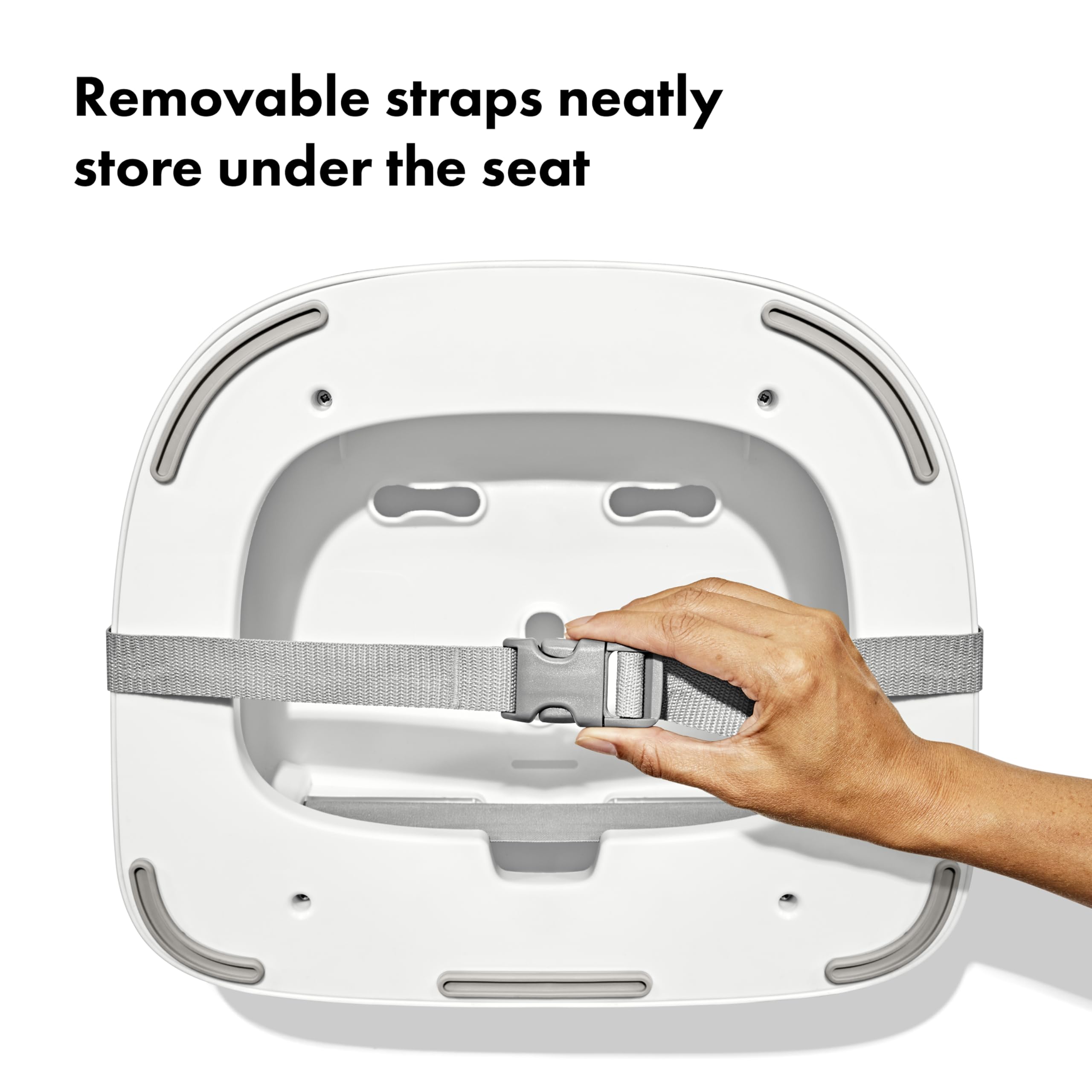 OXO Tot Nest Booster Seat with Removable Cushion - Gray