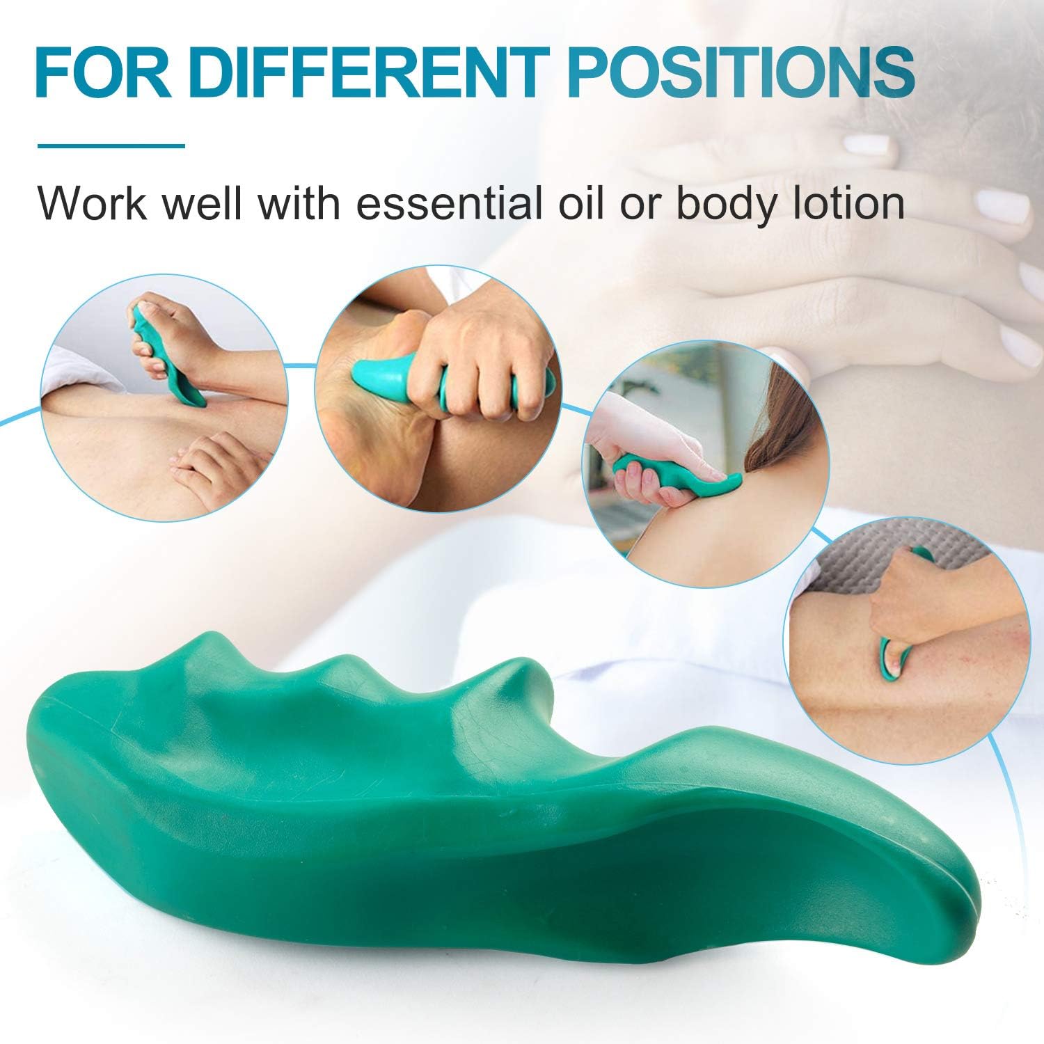 Kimihome Thumb Massager, 2-in-1 Finger Roller Massager, 2 Pieces of Self Massage Tools and Thumb Savers, Dual-Sided Hand Massage Roller Tool for Stress and Hand Pain Relief: Health & Personal Care