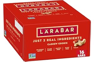 LÄRABAR Larabar Cashew Cookie, Gluten Free Vegan Fruit & Nut Bar, 1.7 oz Bars 16 Ct