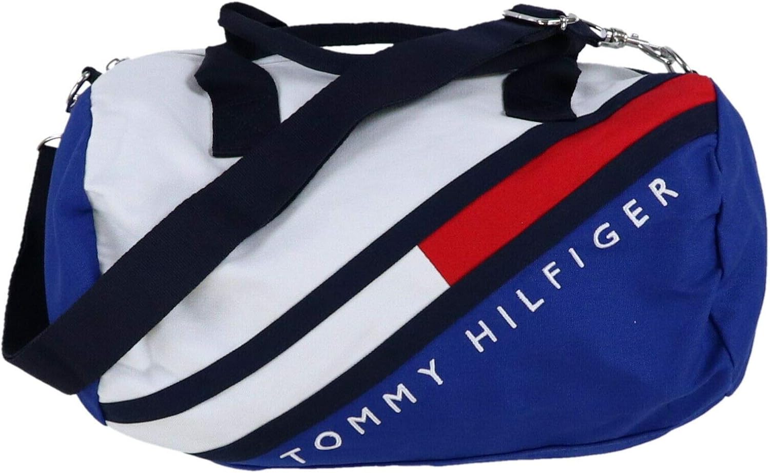 Tommy Hilfiger Mini Diagonal Big Logo Duffle Bag (Royal