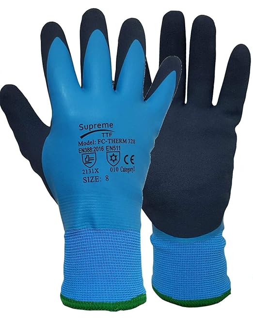 Thermal Waterproof Winter Cold Gloves Latex Insulated Safety Work