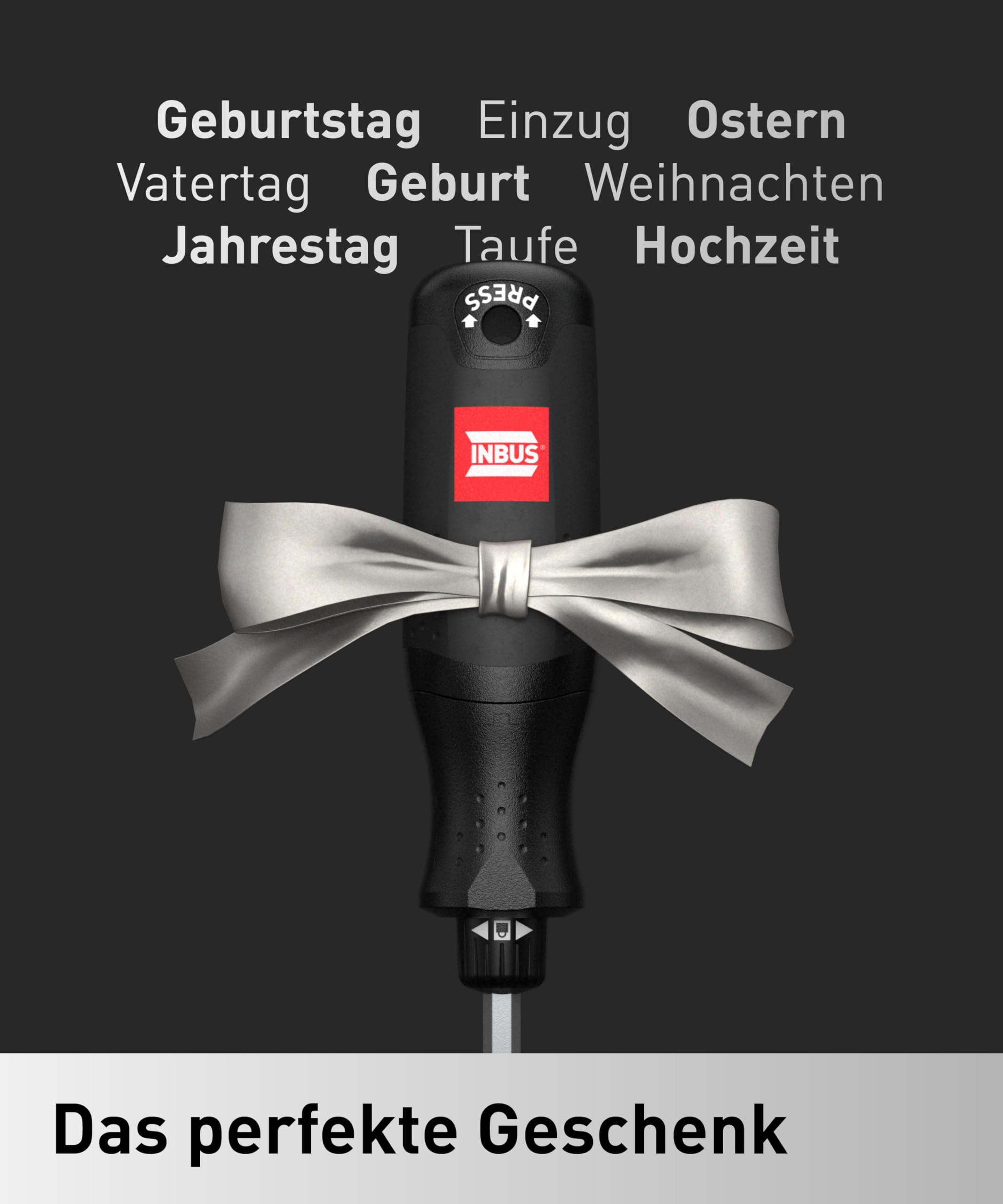 INBUS® Flow 73424 Schraubendreher inkl. 12 Bits — Made in Germany 8