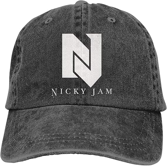 Nicky Jam Fashion Casquette BaseballCaps Black Cotton Adjustable