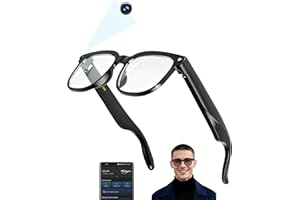 MNVOEQ AI Smart Glasses with Camera 4K, Video Recording.Bluetooth for Men &amp; Women -Hands-Free Recording Glasses with Audio, Al-Powered Wearable Tech5.0 out of 5 stars 152 offers from $87.59