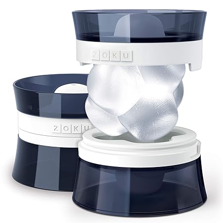 Zoku - Moldes de silicona para hielo, 2 unidades, apilables, con ...