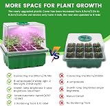 MQFORU Seed Trays with Grow Light 60 Cells 5-Pack Propagator Kit view 5