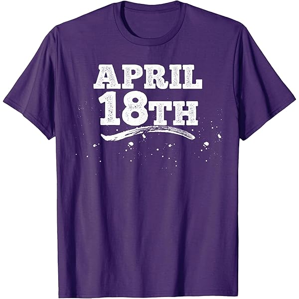 Amazon.com: April 18th: The Holiday for Men T-Shirt T-Shirt