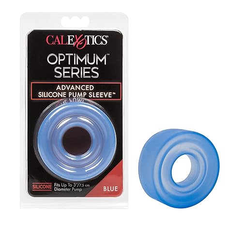 amazfit gts 2 mini vibration CalExotics Advanced Silicone Pump Sleeve - Male Penis Pump Comfort Ring  Accessory - 3 inch - Blue in Dubai - UAE