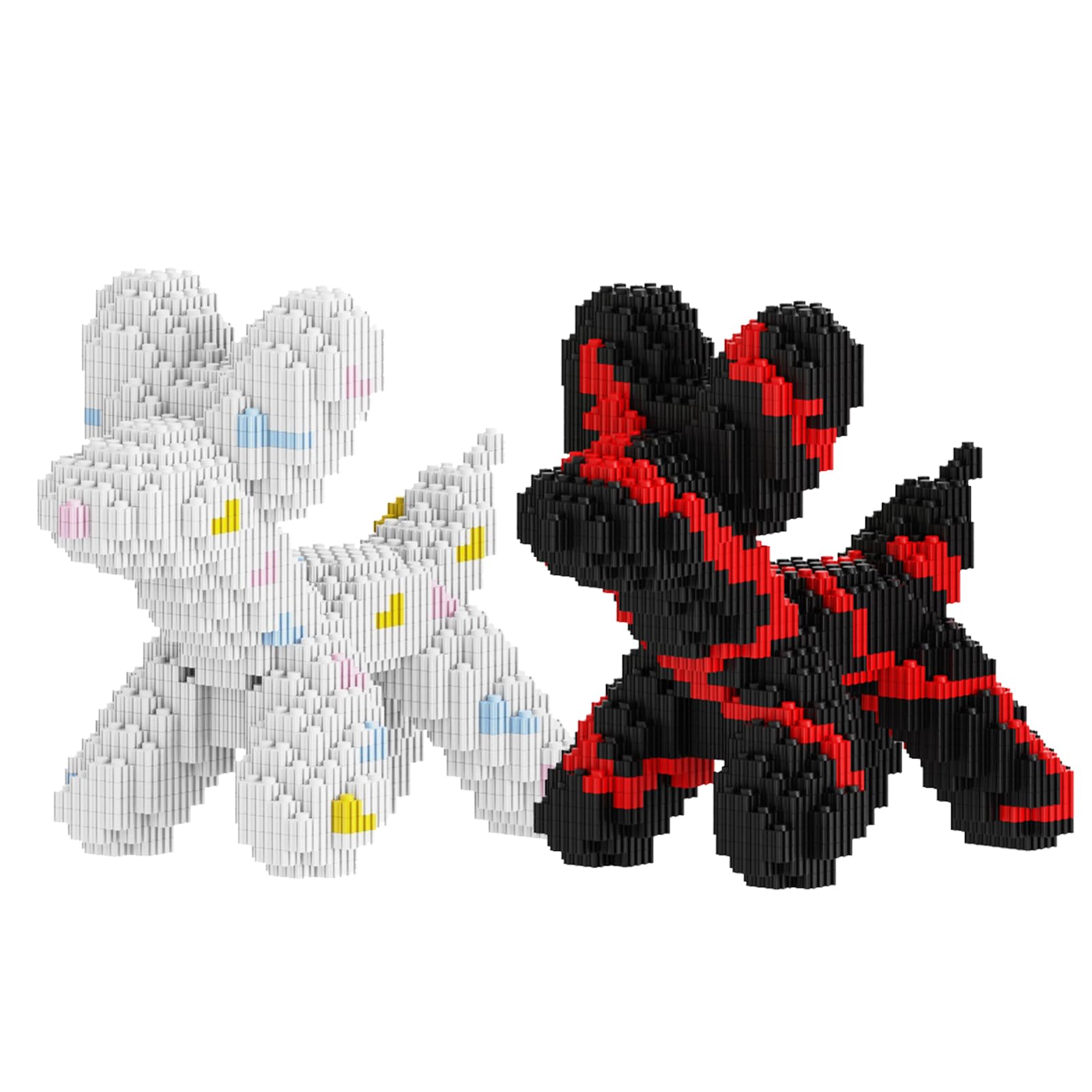 Photo 1 of JQARCH Balloon Dog Building Blocks Set, Micro Blocks 2 in 1 Dogs Set Kit Toy, Adorable Puppy Dog, 4000PCS 3D Puzzle Collection Animal Model, Compatible with Lego, Gift for Adults